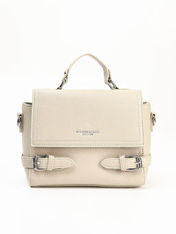 Сумка женская мессенджер на магните, 22×11×17 см, серая