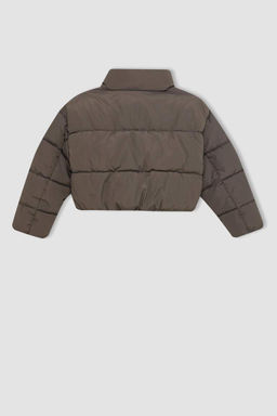 Водоотталкивающее пальто для девочек - Defacto фото 10