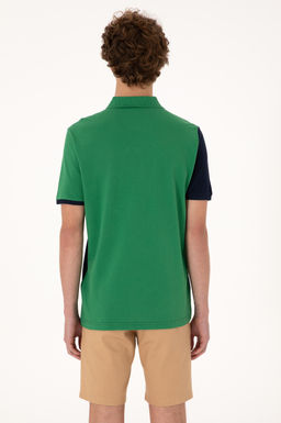 Erkek Regular Fit Polo Yaka Ye_il Ti__rt Sepette S_rpriz _ndirim - U.s. polo assn фото 5