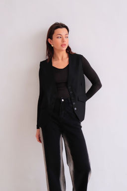 Martichelli Жилет чёрный  фото 4