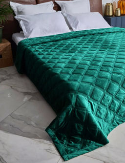 Покрывало Ромб 150х210 Изумрудный POKARR17