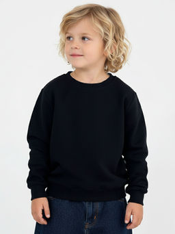 Свитшот с аппликацией 22-0533 черный|красный - Mini maxi фото 12