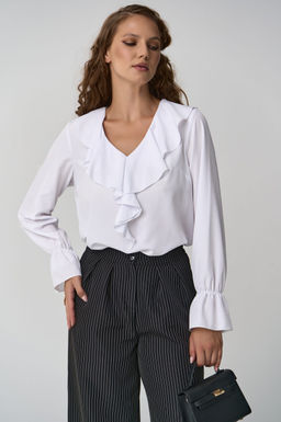 Блузка Мишель (белый) - Эльза фото 10