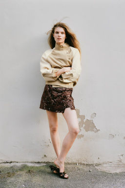 COMBINED QUILTED JACKET - Zara фото 2