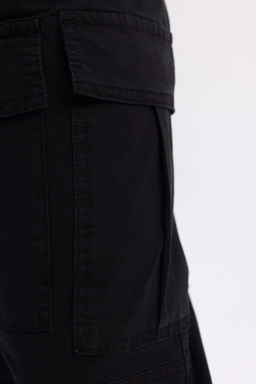 Прямые брюки-парашюты с карманами-карго и карманами Relax Fit - Defacto фото 5