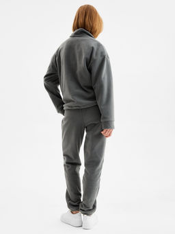 Костюм женский: анорак, брюки, MINAKU: Fleece Soft, размер 46, графитовый