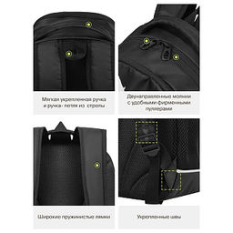 RG-663-7 Рюкзак школьный с обвесом - Grizzly фото 42