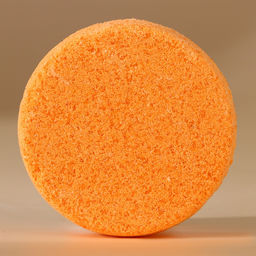 Цена за 2 шт. Бомбочка для ванны URAL LAB Мишка, 100 г, аромат апельсинового пирога, Новый Год