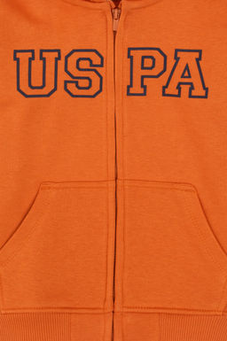 Erkek _ocuk Bak_r _rme Fermuarl_ Kap__onlu H_rka - U.s. polo assn фото 3