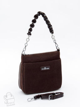 Сумка женская кожаная 2378YF d.coffee Polina&Eiterou