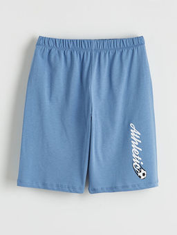 Bask?l? Erkek ?ocuk Pijama ?ort 2li