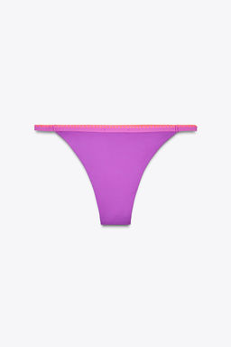 CONTRAST BIKINI BOTTOMS - Zara фото 6