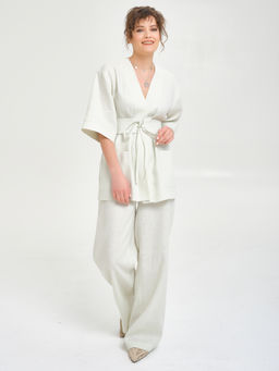 Брюки изо льна - Stilla фото 8