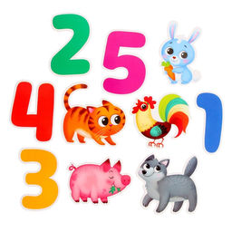 Развивающий набор Логические задания, цифры, животные - Iq-zabiaka фото 3