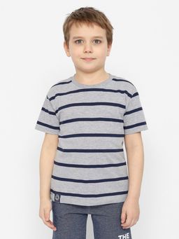 CRB wear/CSKB 63463-11-353 Футболка для мальчика,светло-серый меланж/Ex.Cherubino  фото 4