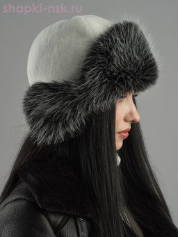 Нон-стоп кролик/чернобурка Ушанка женская (56-58)