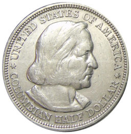 1/2 доллара (50 центов) 1893 года США Колумбийская выставка в Чикаго