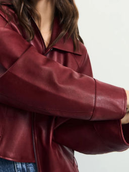 Куртка из искусственной кожи / Zarina фото 10