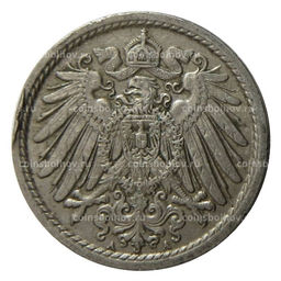 Монета 5 пфеннигов 1913 года A Германия