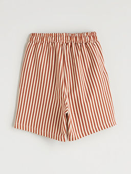 Beli Lastikli ?izgili Erkek ?ocuk ?ort