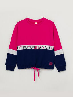 CRB wear/CWJG 62901-46-292 Джемпер для девочки, фуксия/Ex.Cherubino  фото 4