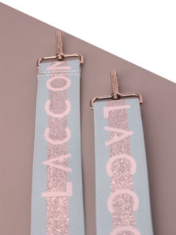 LACCOMA ремень 1000-3,8-голубой полиэстр  фото 2