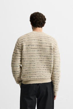 SWEATER WITH IRREGULAR STRIPES - Zara фото 3