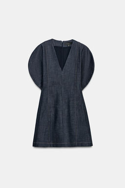 VESTIDO DENIM ZW COLLECTION / Azul - Zara фото 6