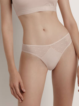 CONTE MESH&DOTS COTTON LBR 1871 cream pink