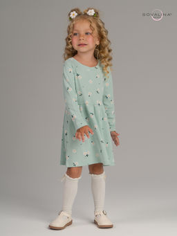 Платье Элла мятный букетик