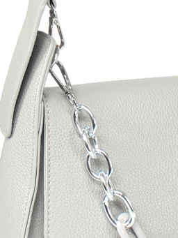 Сумка женская искусственная кожа Ch&K-8829, 1отд, плечевой ремень, серый SALE 257631 - Adelia фото 9