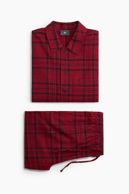 Camisa y pantal?n de pijama en franela