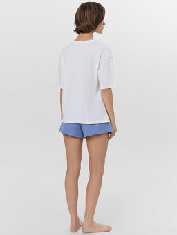 КОМПЛЕКТ ЖЕНСКИЙ (ДЖЕМПЕР, ШОРТЫ) - Mark formelle фото 2