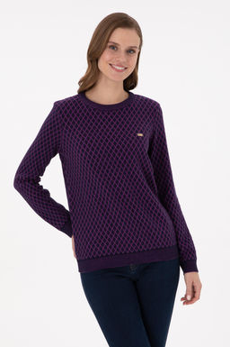 Женский темно-синий свитер Дополнительная скидка 11% в корзине