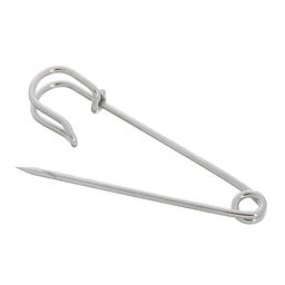 Булавка 4.5×1.2 см (набор 5 шт.), СМ-208-3, цвет серебро