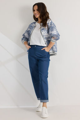 Костюм Magia mody 2558 бело-голубой+синий