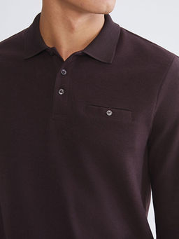 Polo Yaka Erkek Sweatshirt