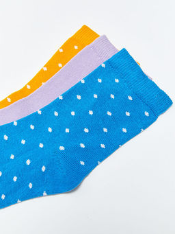 Desenli K?z ?ocuk Soket ?orap 3l? - Waikiki фото 3