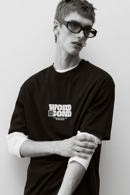 Camiseta con motivo estampado Loose Fit - H&m фото 3