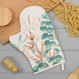 Варежка-прихватка Этель Хлопок 20х28см,саржа, 100% х/л, ватин 250г/м2