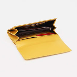 Кошелёк на магнитах, цвет жёлтый - Simaland фото 4