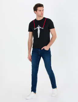 Черная облегающая футболка - Cacharel фото 4