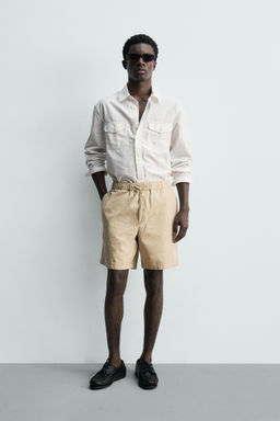 BERMUDA LAVADA REGULAR FIT / Beige