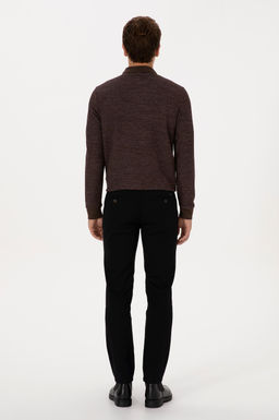 Erkek Siyah Slim Fit Kanvas / Chino Pantolon - U.s. polo assn фото 4