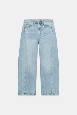 JEANS ZW COLLECTION ANKLE RELAXED TIRO MEDIO / Azul claro - Zara фото 7