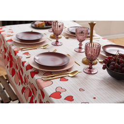Скатерть «Этель» Cat's love 149×180 см, 100% хлопок, саржа 190 г/м²