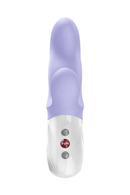 Вибратор с клиторальным стимулятором Fun Factory MiSS BI, силикон, сиреневый, 17 см