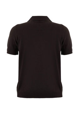 Kahverengi Fular Detayl? Premium Iplik/ Ozel Iplik Triko Bluz TWOSS26BZ00159