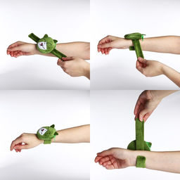 Кошелёк-браслет на молнии, цвет зелёный - Simaland фото 12