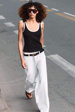 TOP CANAL? LAZOS / Negro - Zara фото 6